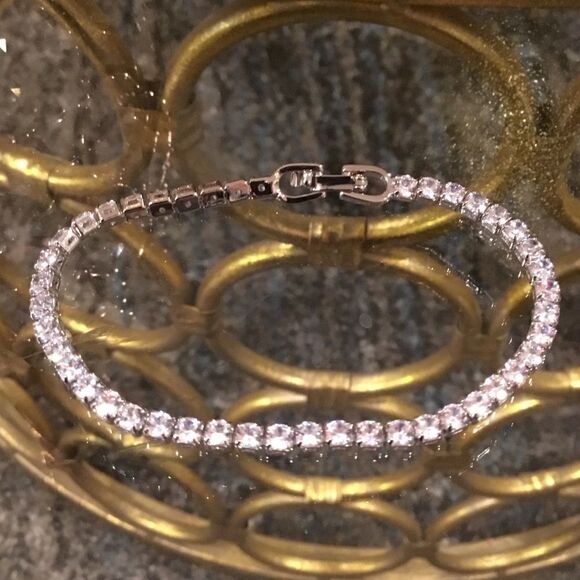 TENNIS BRACELET S925 STAMPED CUBIC ZIRCON - Picture 4 of 4